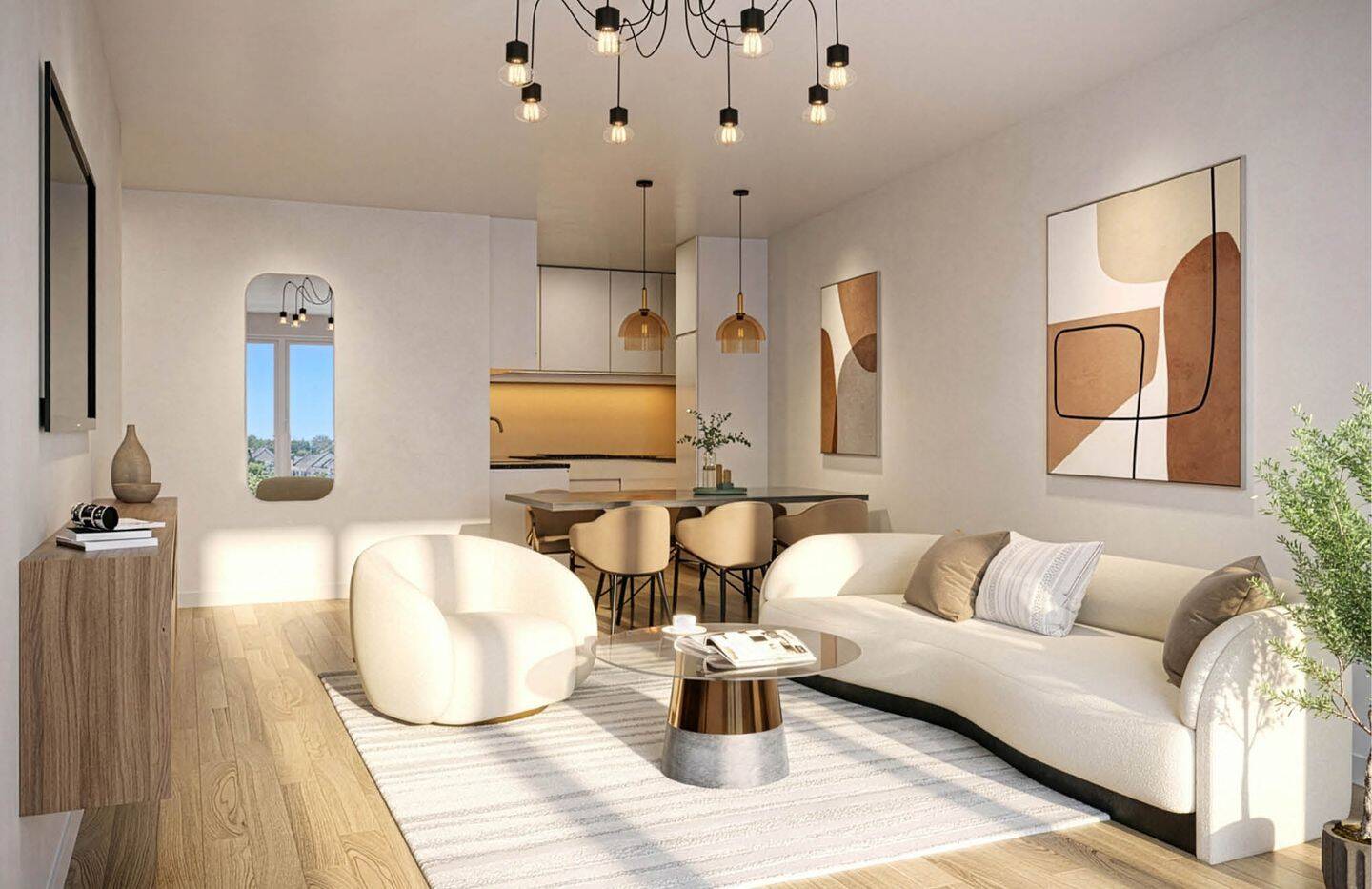Thumbnail-BLOSSOM - moderner, stadtnaher Neubau, 2-Zimmer-Wohnung mit Balkon