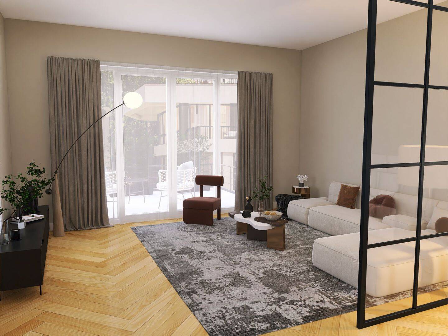 Thumbnail-Das Ludenberg Loft: 2 Zimmer Wohnung auf ca. 109 m² in der denkmalgeschützten Löwenburg!