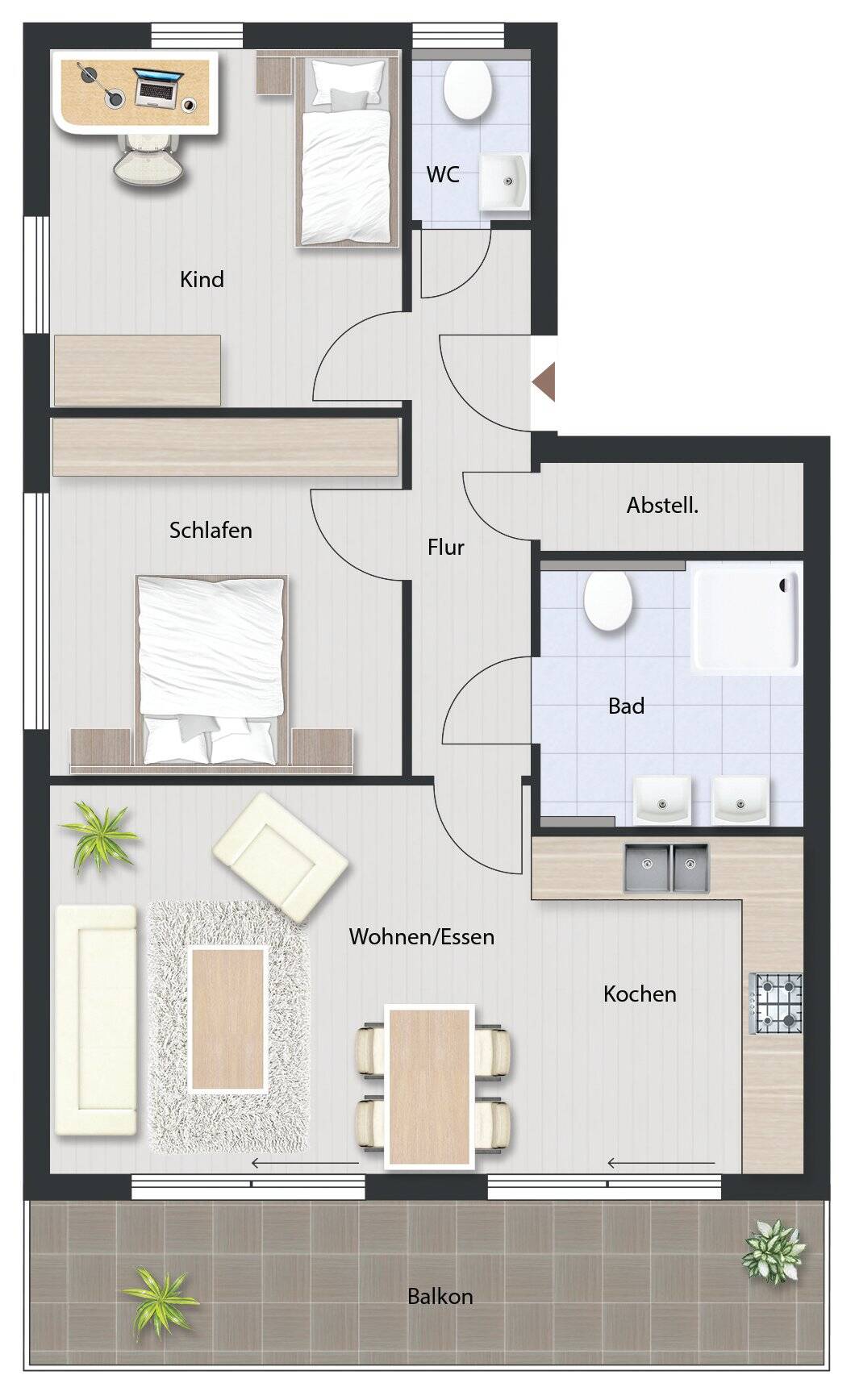 Thumbnail-Letztes Angebot - nur noch eine zu haben! Modern wohnen bis ins hohe Alter, KfW-Förderfähig.