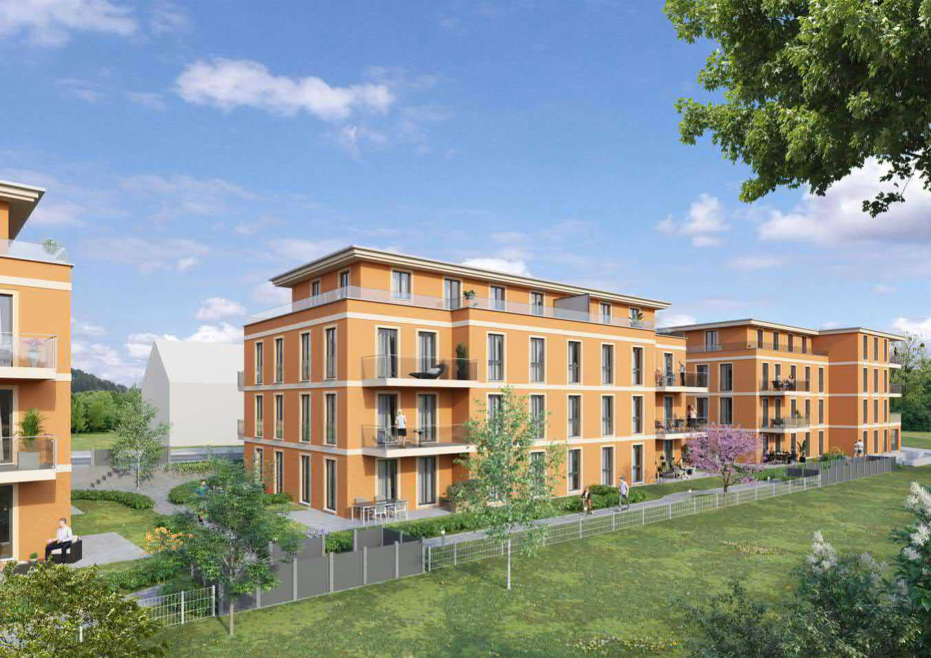 Thumbnail-*Erstbezug in modernem Neubau - helle 4 Raumwohnung mit umlaufender Dachterrasse*