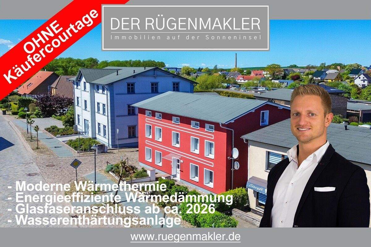 Thumbnail-Ca. 26.600 € Mieteinnahmen! Mehrfamilienhaus mit 4 Wohnungen und Bungalow in 18551 Sagard auf Rügen