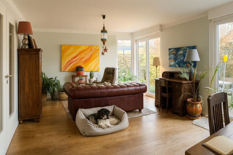 Thumbnail-Großzügige Doppelhaushälfte mit Garten & Dachterrasse - Wohnen am Schlachtensee