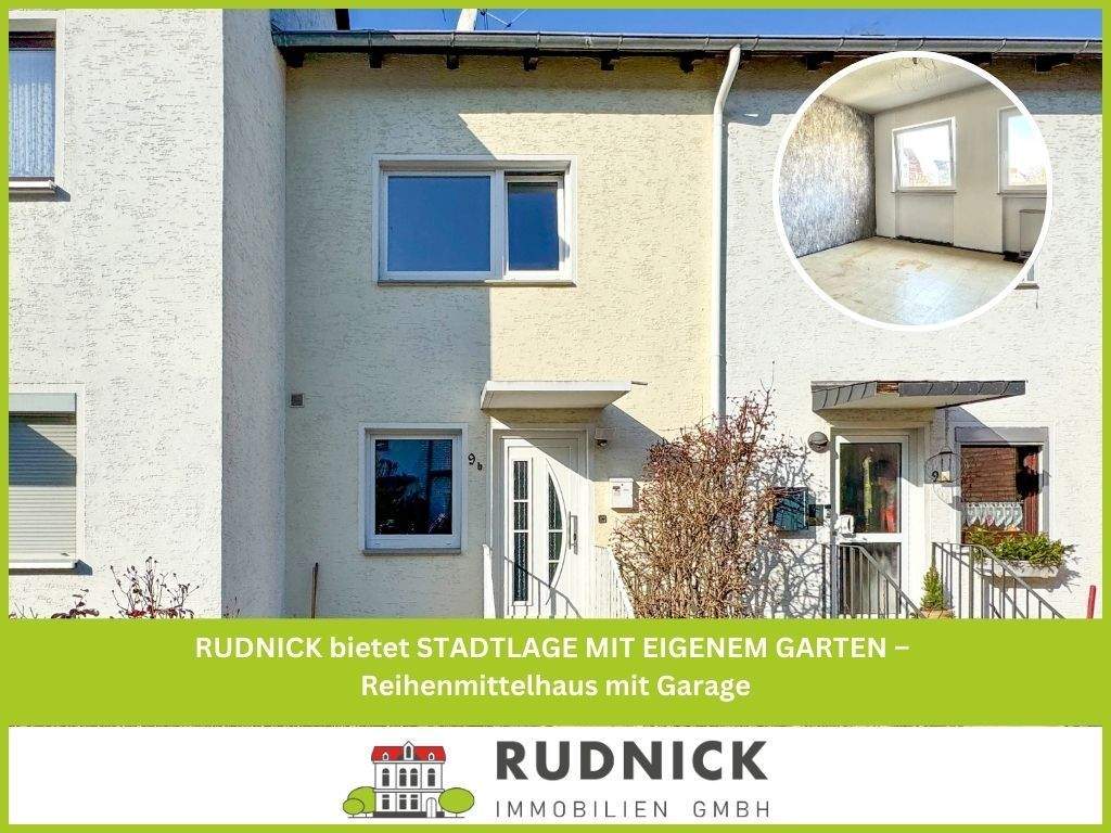 Thumbnail-RUDNICK bietet STADTLAGE MIT EIGENEM GARTEN - Reihenmittelhaus mit Garage