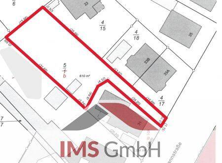 Lageplan mit Markierung und Logo