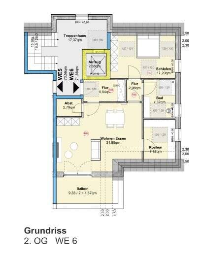 Thumbnail-3 - Zi Wohnung im Neubau 6 Parteien Haus in Siedlungshausen (Winterberg)