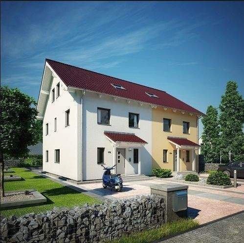 Thumbnail-Neubau DHH ca. 120 m² Wohnfläche inkl. 355 m² Grundstück in Forstern zu verkaufen