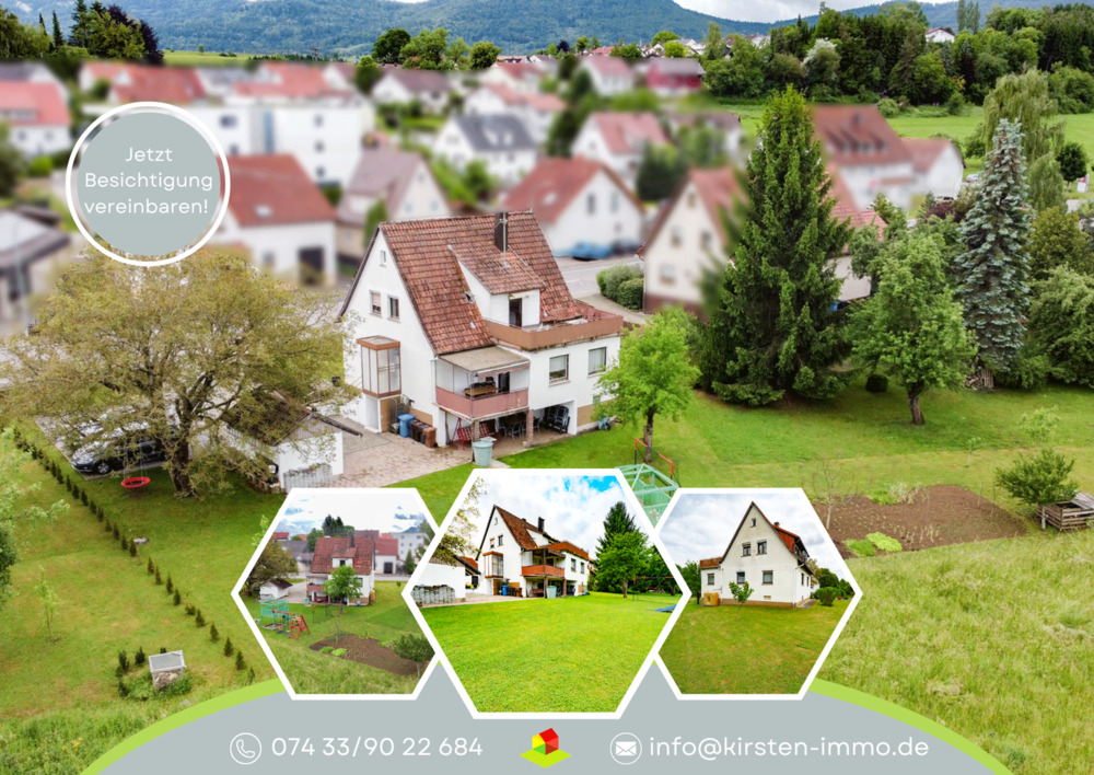 Thumbnail-Ein- bis Zweifamilienhaus in Balingen-Endingen mit großem Grundstück und 4 Stellplätzen!