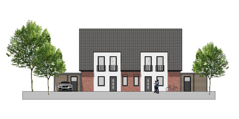Thumbnail-Schlüsselfertige NEUBAU-Doppelhaushälften in Marklohe-Lemke