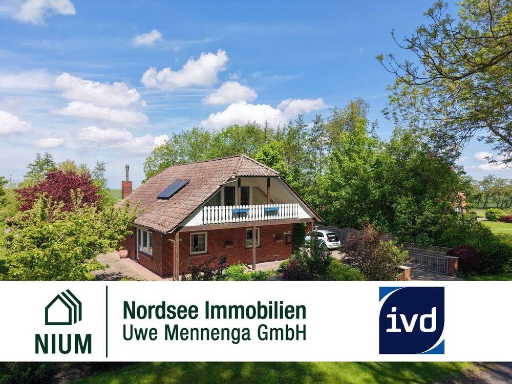 Thumbnail-8.041 m² Freiheit - Gepflegtes Wohnhaus mit FeWo in ruhiger deichnaher Lage