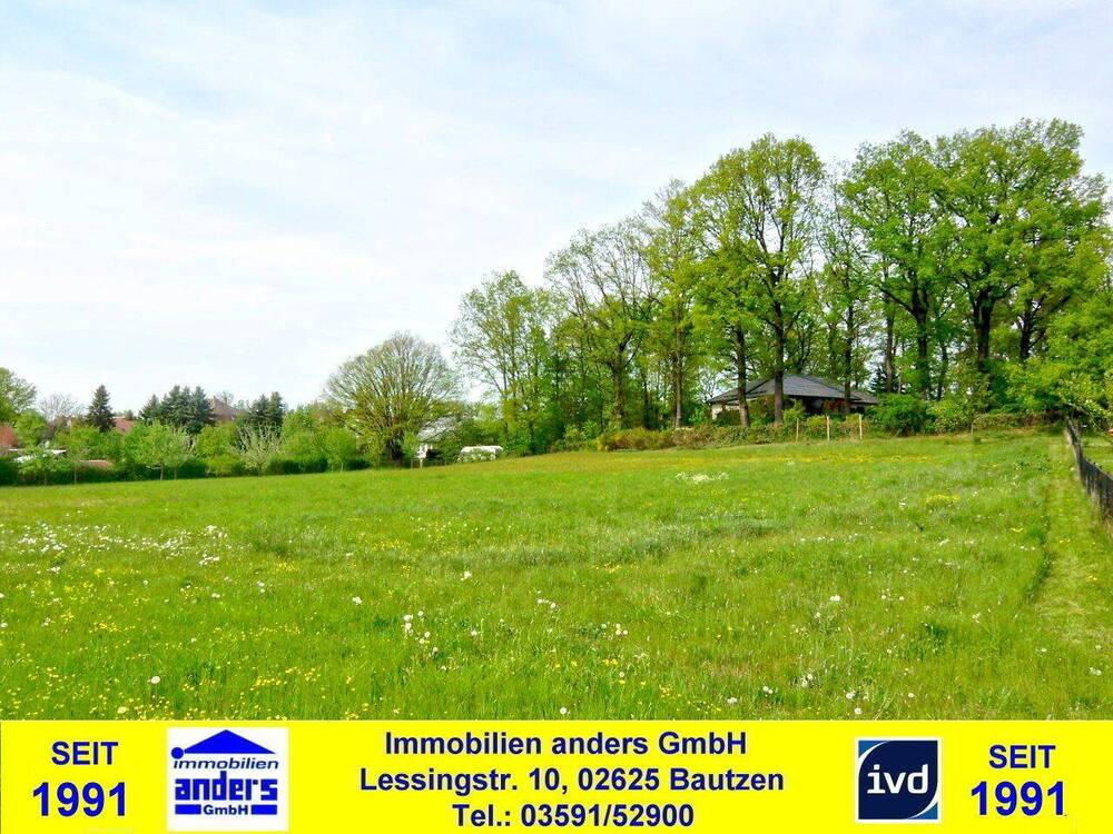 Thumbnail-Grundstück für die Bebauung von Einfamilienhäusern - in sehr ruhiger Wohnlage - ca. 2 km südlich von Bautzen