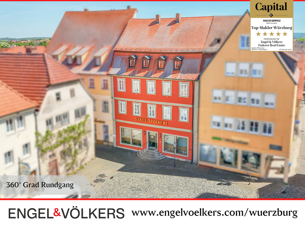 Thumbnail-Schmuckstück in bester Lage: die ehemalige Stadtapotheke Gerolzhofen