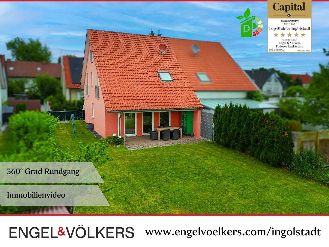 Thumbnail-Charmante Doppelhaushälfte mit Weitblick ins Grüne