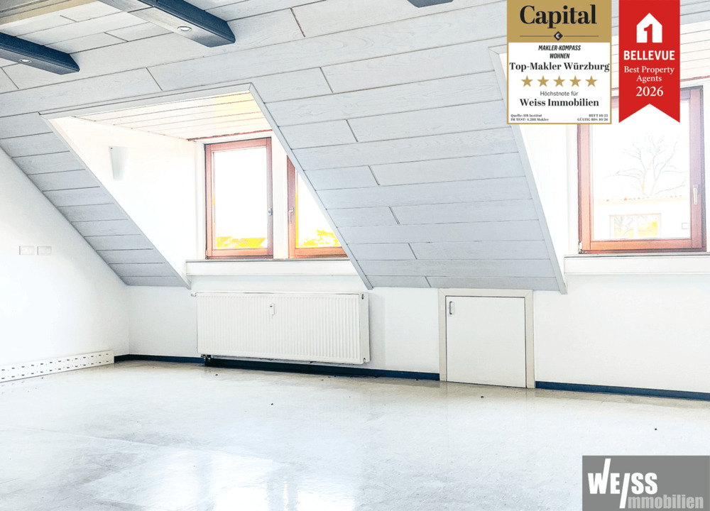 Thumbnail-Büroflächen für STARTUPS im Dachgeschoss - ca. 125 m² mit 4 Büroräumen