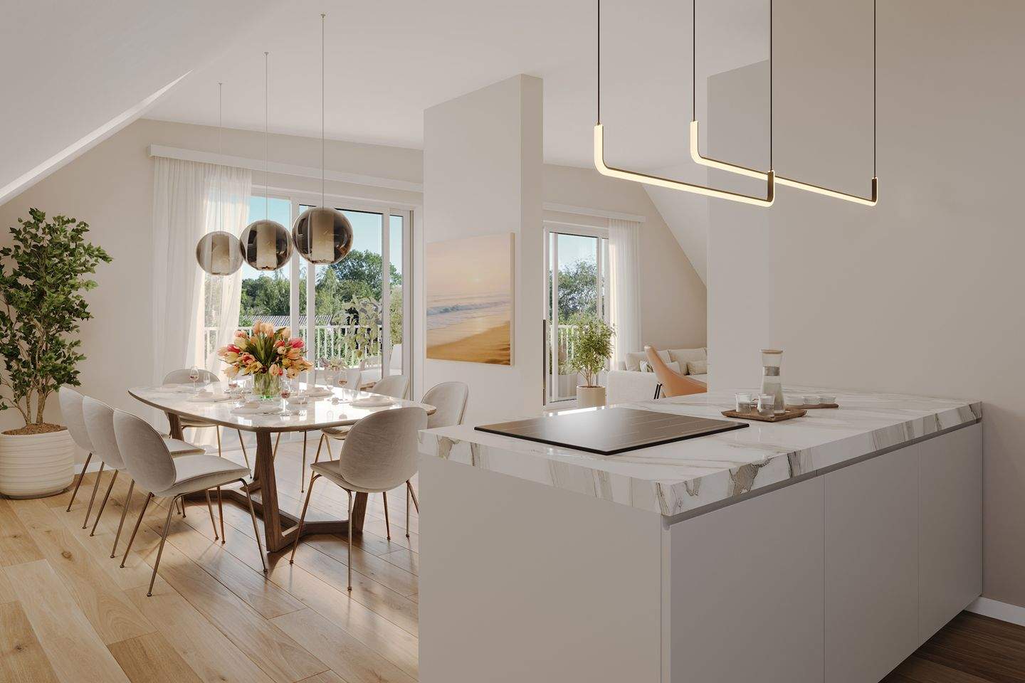 Thumbnail-Großzügig, modern, im Grünen: Perfekte 3-Zimmer-Wohnung in sonniger Süd-West-Ausrichtung