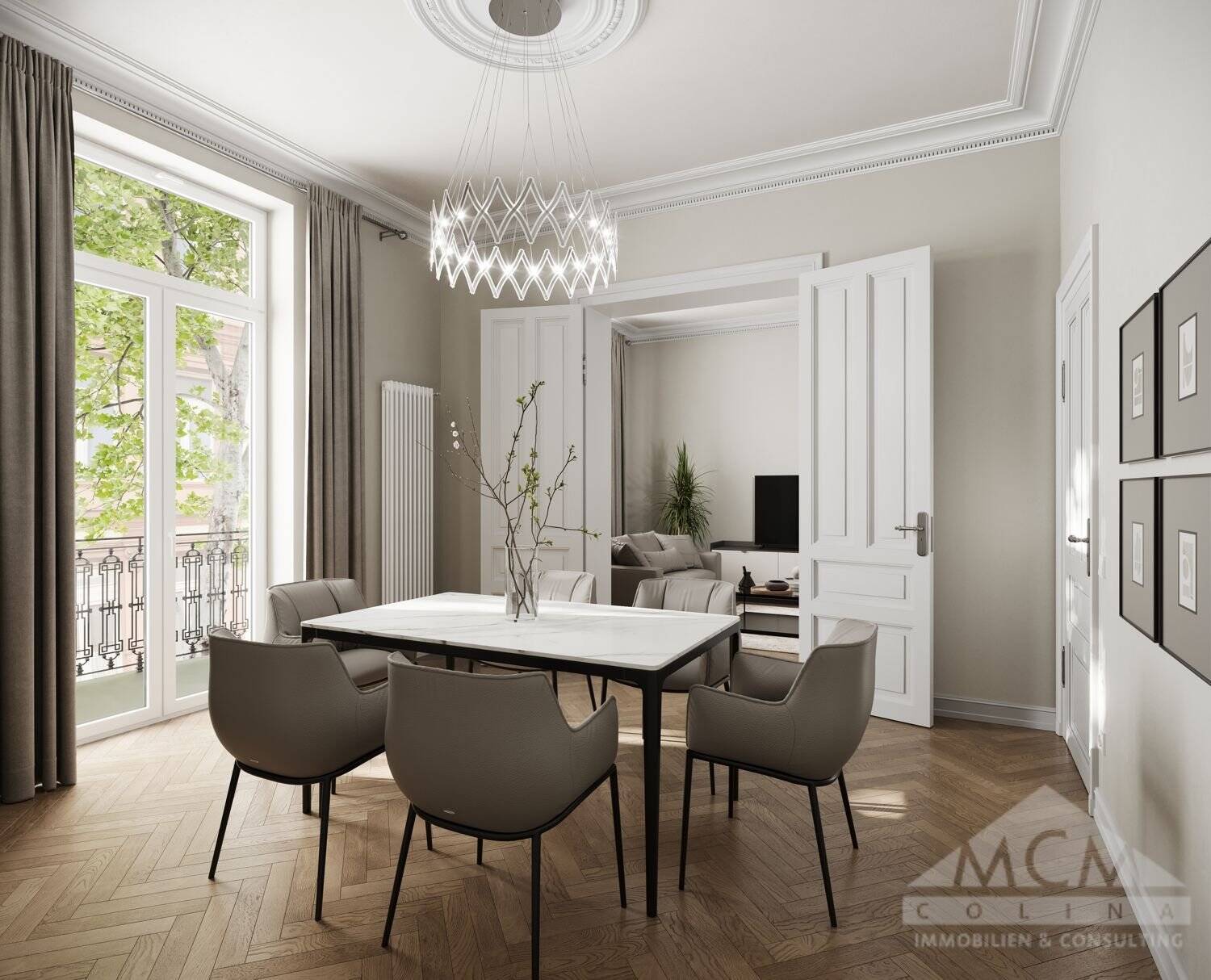 Thumbnail-#VERKAUFT# Beletage im Erstbezug nach liebevoller Sanierung im schönen Nordend-West