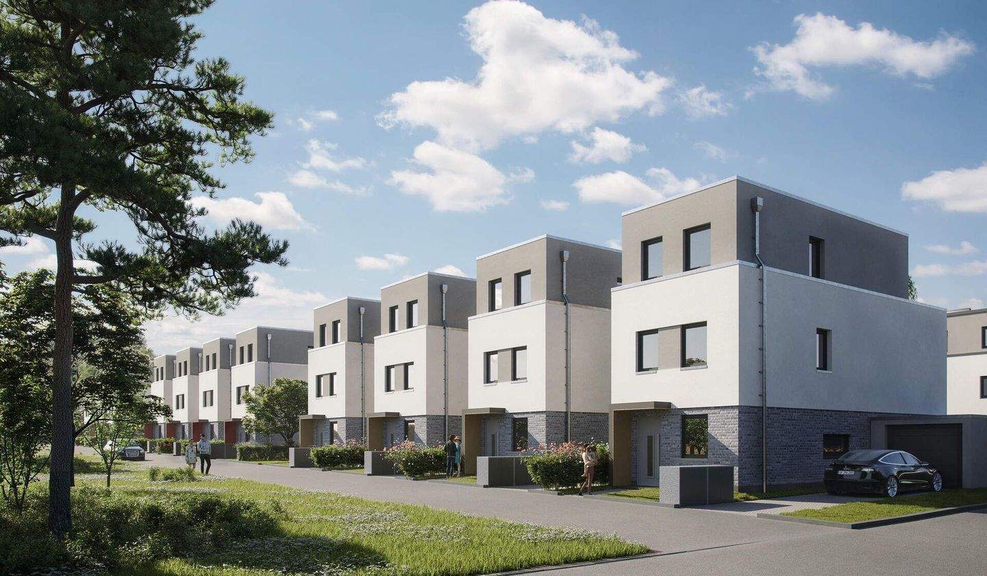 Thumbnail-Modernes Reihenhaus mit Garage und Dachterrasse