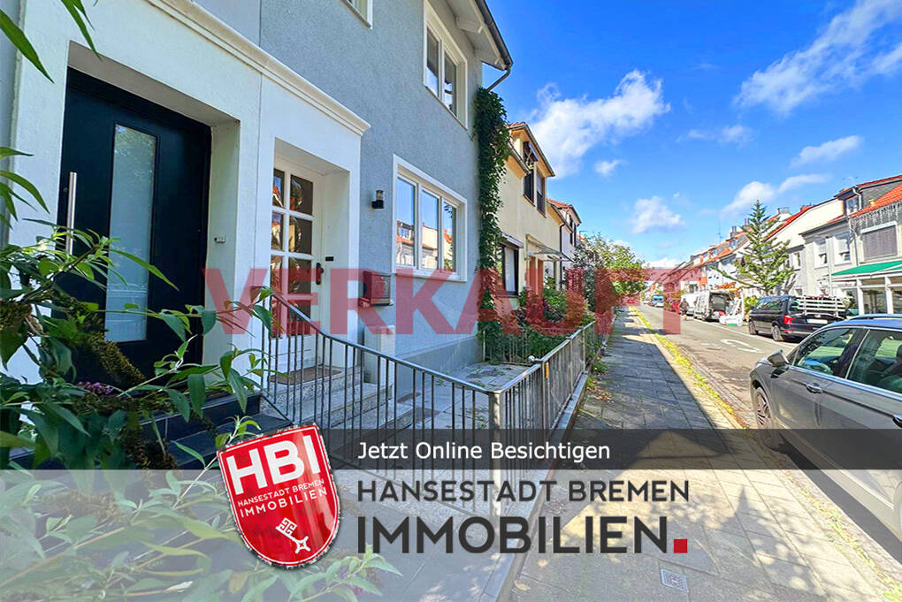 Thumbnail-Verkauft Schwachhausen - Attraktives Reihenhaus mit Dachterrasse in begehrter Lage