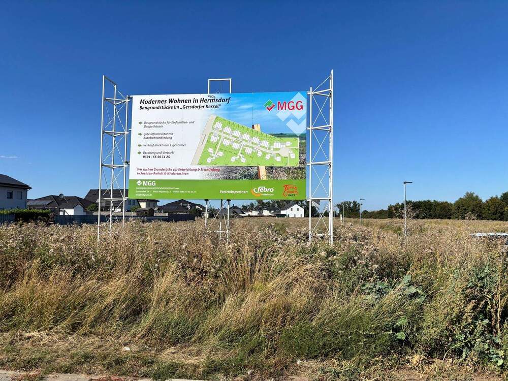 Thumbnail-Freies Baugrundstück in Hermsdorf - Hohe Börde