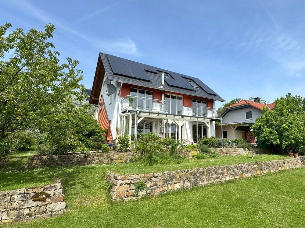 Thumbnail-Architektonisches Wohlfühlhaus mit Galerie, nachhaltiger Energietechnik, sonniger Lage in Liebenau