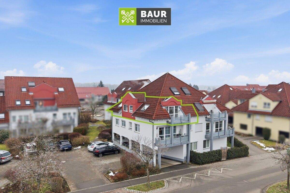 Thumbnail-360°| Dachgeschosswohnung mit Balkon und Tiefgarage in Meckenbeuren