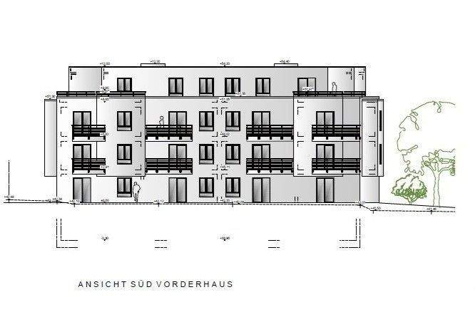 Thumbnail-Grundstück mit Baugenehmigung für zwei förderfähige Mehrfamilienhäuser mit 21 Wohneinheiten und 14 TG-Stellplätzen in...