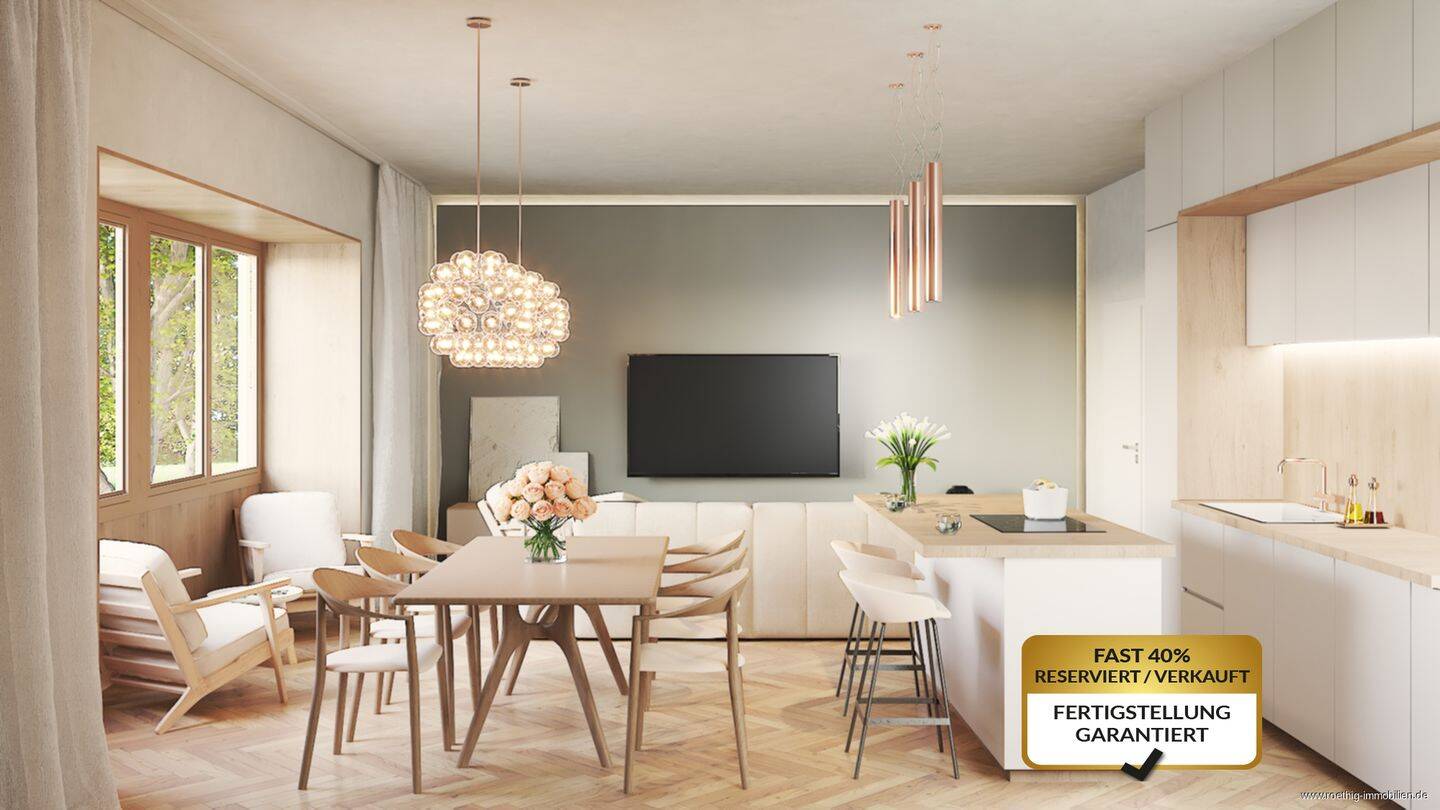 Thumbnail-Maxvorstadt: Eindrucksvolles Wohnensemble. 3-Zi.-Erdgeschosswhg. mit 3,2 Meter Deckenhöhe & Balkon.