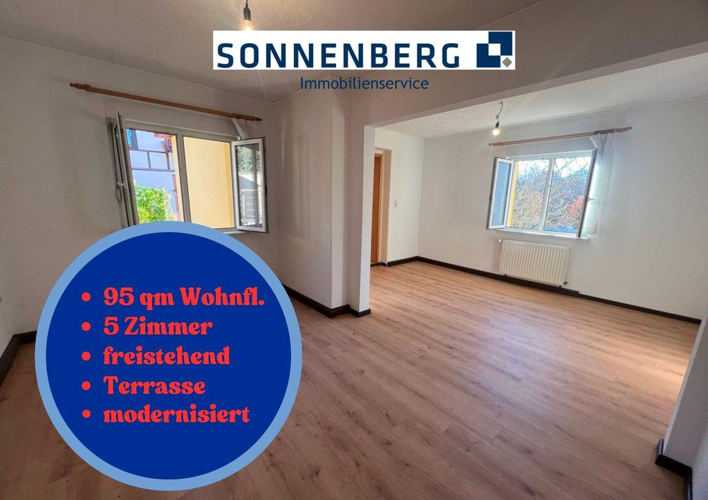 Thumbnail-Charmantes, freistehendes Einfamilienhaus in Erfurt-Möbisburg