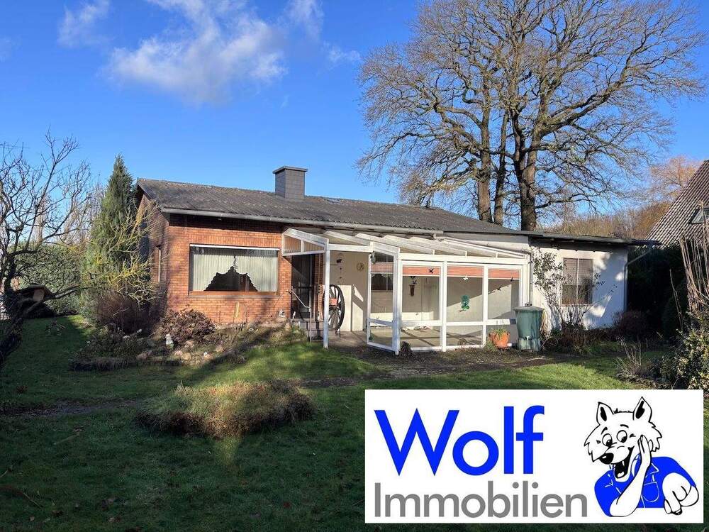Thumbnail-Ländlicher Bungalow mit großem Grundstück in Bünde Hüffen !