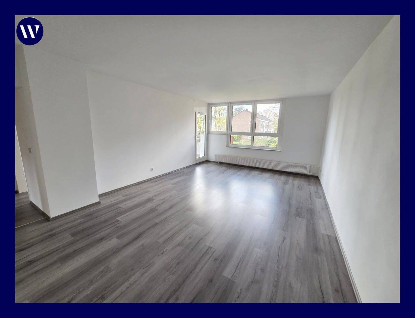 Thumbnail-Nur noch einziehen! 3 Zimmer mit Balkon, frisch gestrichen, separate Küche, Wannenbad + Gäste-WC