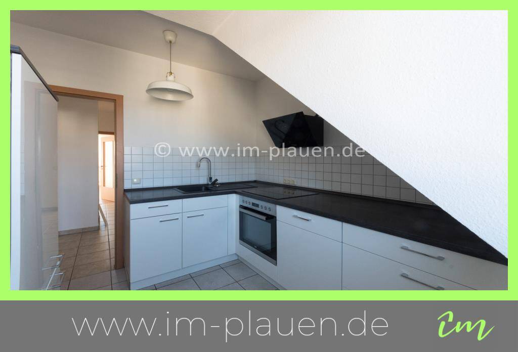 Thumbnail-Einbauküche - Badewanne - Weitblick - Laminat | 3-Zimmer-Wohnung Plauen Haselbrunn