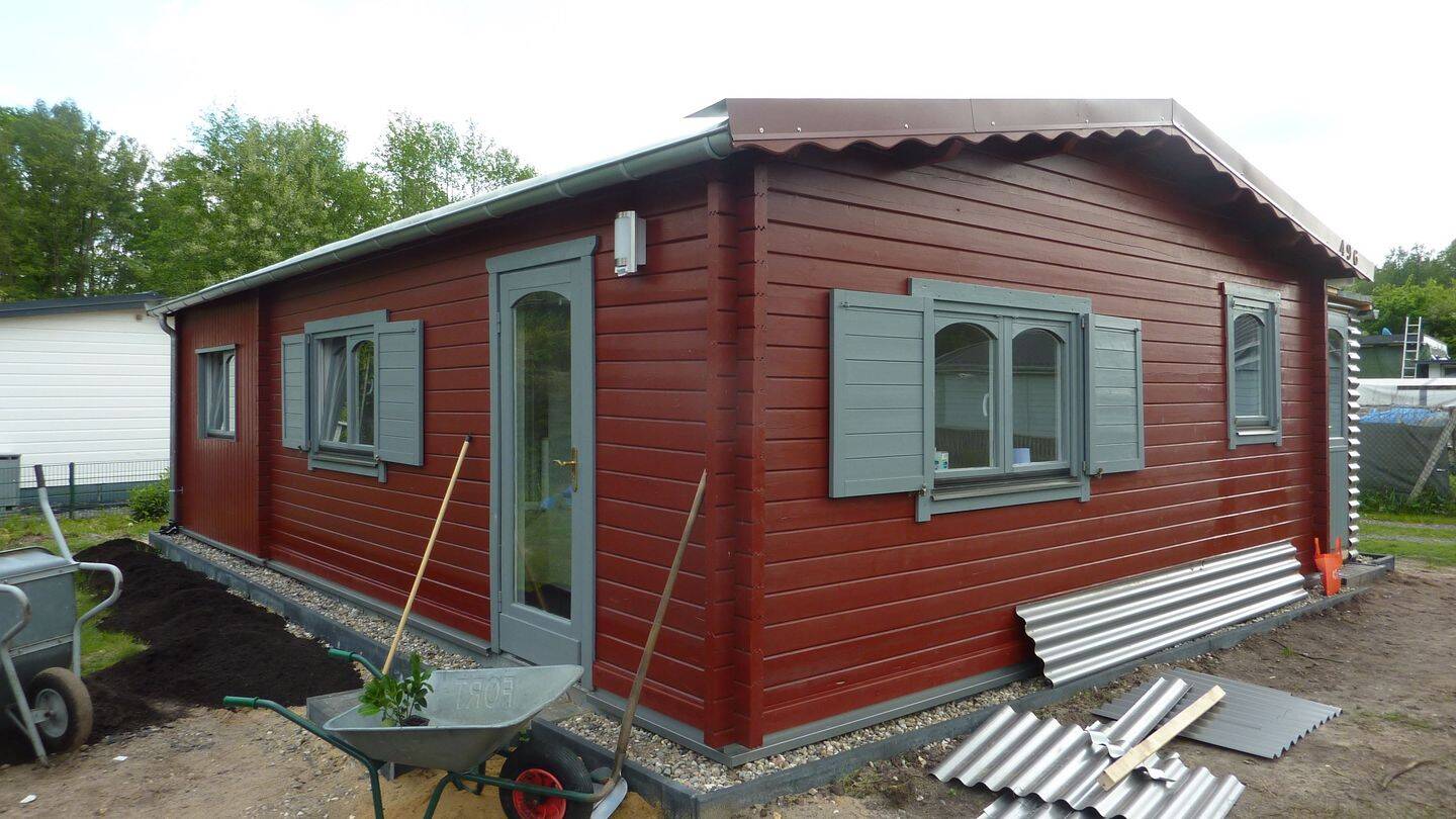 Thumbnail-Neubau-Holzhaus, Dauer-Wohnen oder Wochenendhaus auf Campingplatz