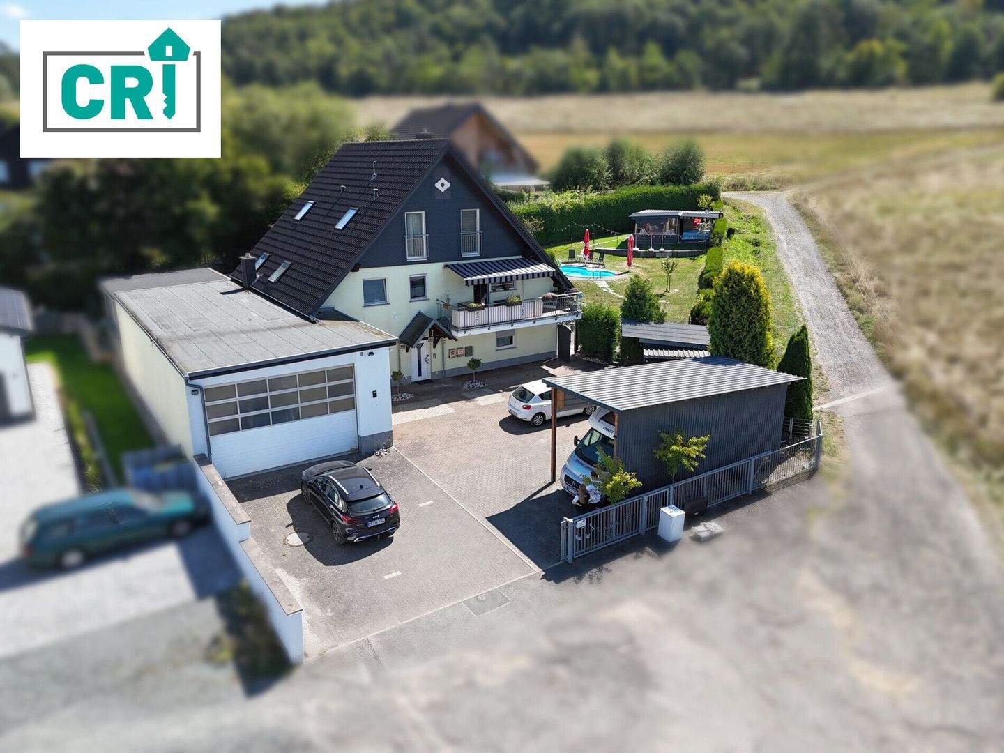 Thumbnail-Ihr Rückzugsort am Feldrand-Mehrfamilienhaus mit Garten, Pool und Sauna in Lohra-Kirchvers