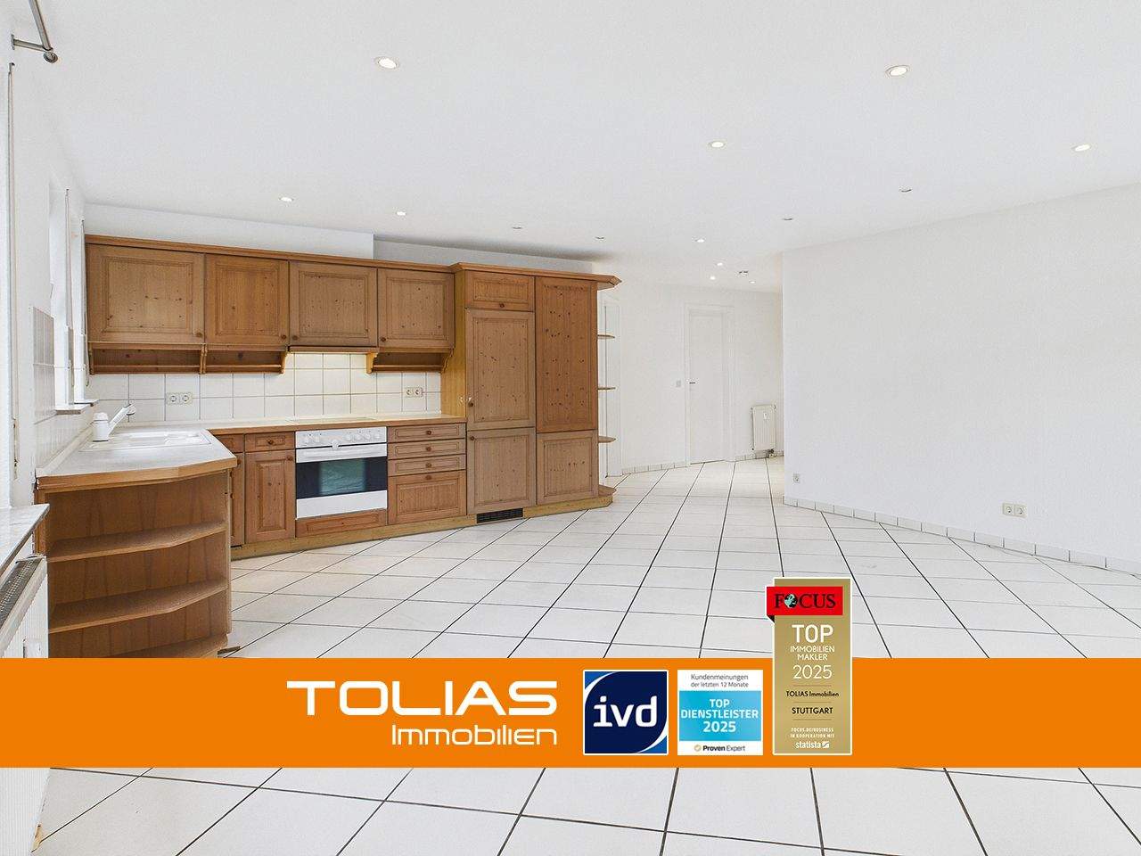 Thumbnail-Charmante Wohnung in Warmbronn: Drei Zimmer, Tiefgarage und eine ruhige Lage in Wald- und Feld Nähe