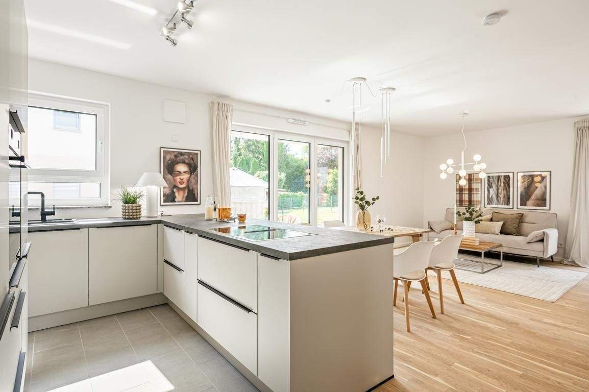 Thumbnail-Inkl. Einbauküche: Moderne 4-Zimmer-Neubau-Wohnung mit eigenem Garten