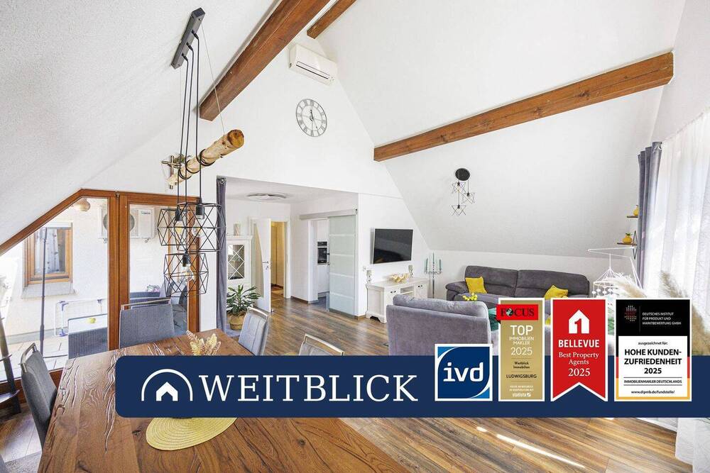 Thumbnail-WEITBLICK: Sanierte 4,5-Zimmer-Wohnung im Herzen von Löchgau!