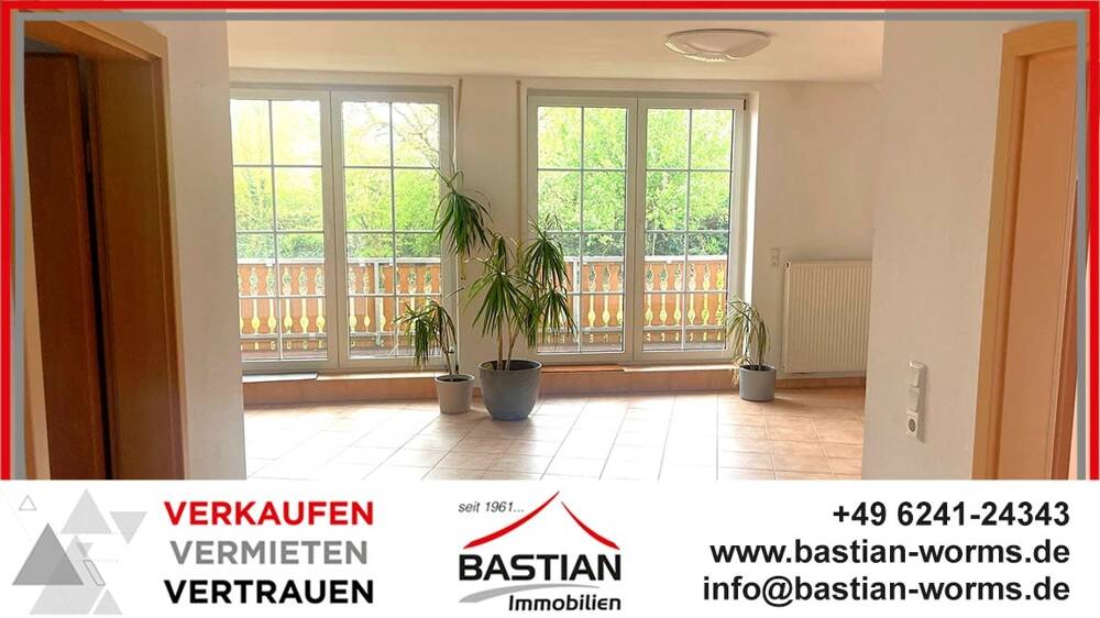 Thumbnail-Immer obenauf! Dachgeschoss - 3 Zimmer - 1. OG - Balkon - renoviert - grüne Lage - Monsheim!