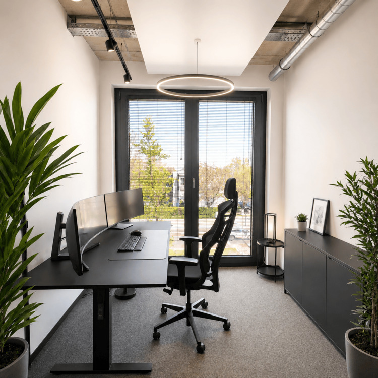 Thumbnail-Exklusives Privatbüro zur Einzelnutzung - flexibel, 247 im Nu Park