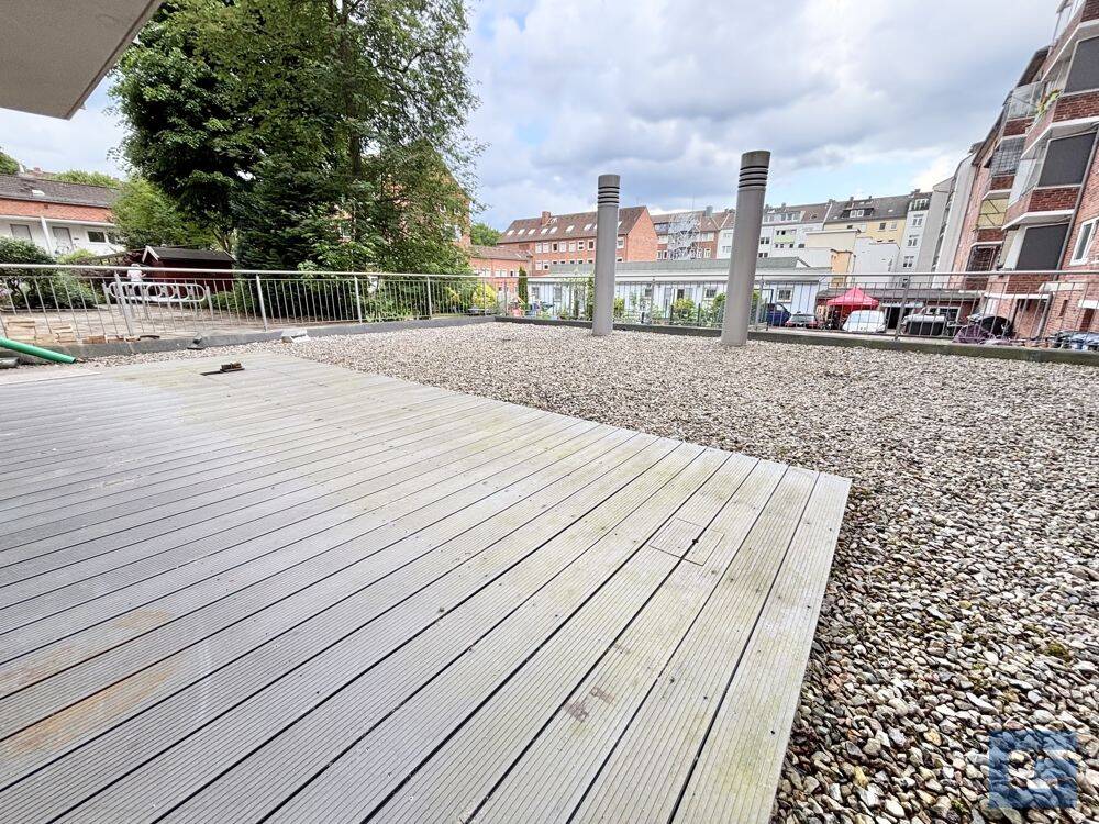 Thumbnail-Wohnglück mit schöner Terrasse - 2-Zimmer-Wohnung - Kiel-Exerzierplatz
