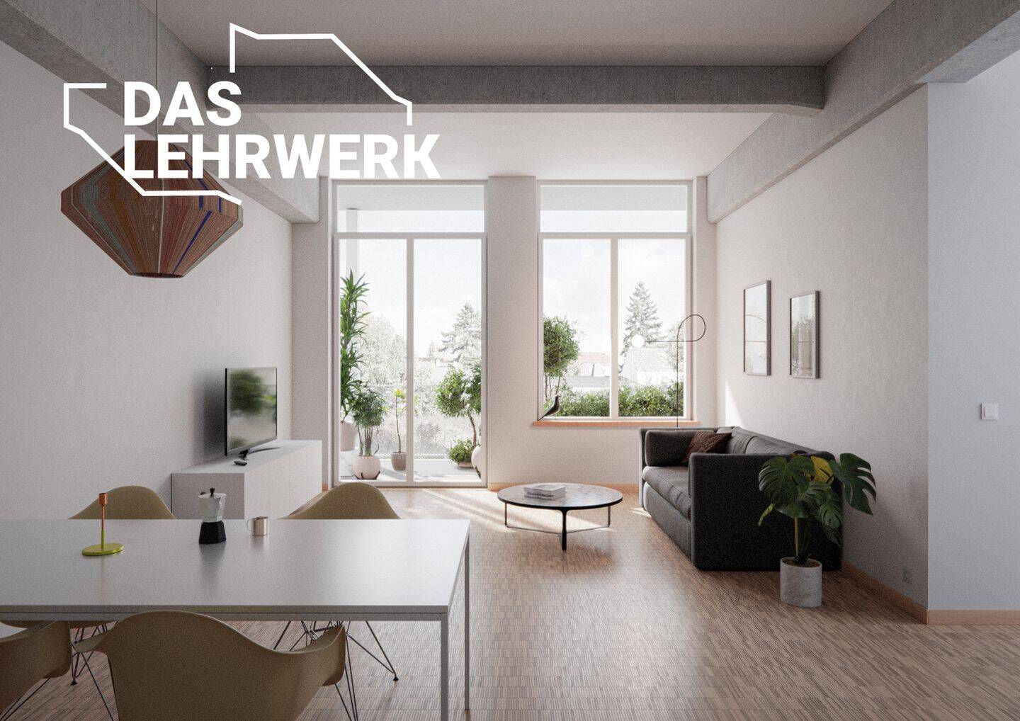 Thumbnail-DAS LEHRWERK - EXKLUSIVES WOHNEN Moderne 4-Raum-Wohnung mit großem Balkon