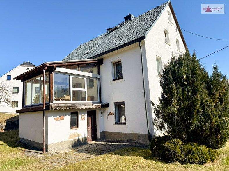 Thumbnail-Einfamilienhaus mit sonnigem Grundstück, Wintergarten & 2 Garagen in Annaberg-Buchholz, Geyersdorf