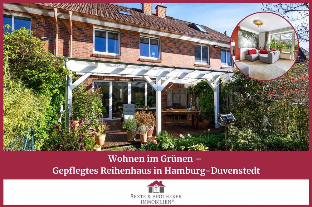 Thumbnail-Wohnen im Grünen - Gepflegtes Reihenhaus in Hamburg-Duvenstedt