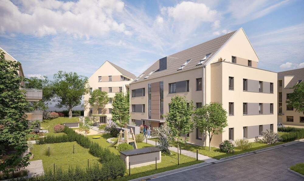 Thumbnail-NEU: Die erste eigene Wohnung mit großem Süd-Balkon, KfW 40 QNG