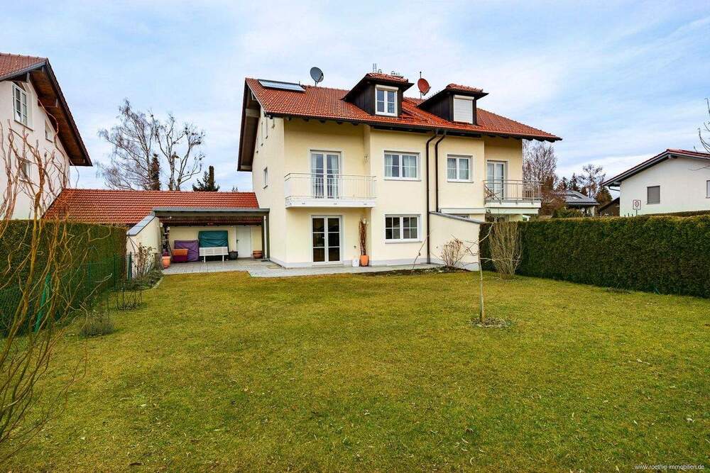 Thumbnail-Baierbrunn - Wohnen im Grünen: Familienfr. DHH mit 5 Schlafzimmern, Kamin, Garage & Traumgarten