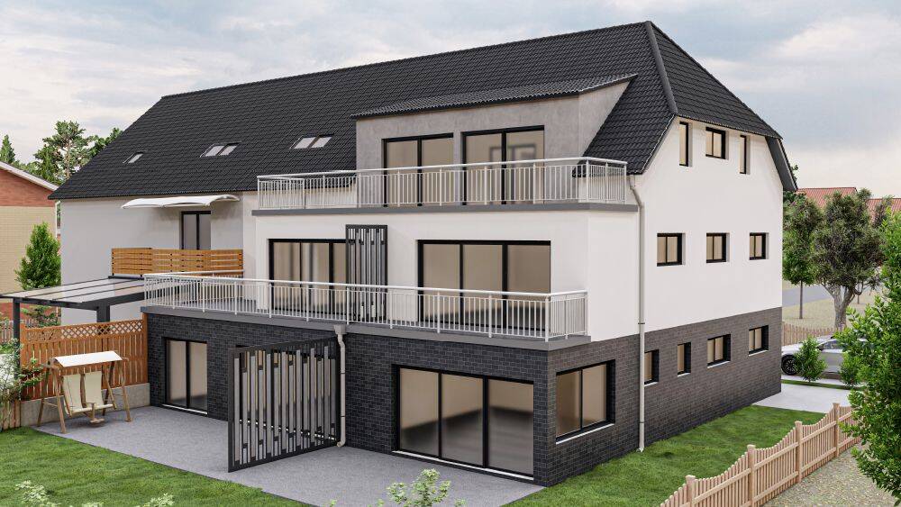 Thumbnail-NEUBAU - 4 Zimmer-DG-Wohnung mit großer Dachterrasse in guter Lage - NÜRNBERG-Kettelersiedlung