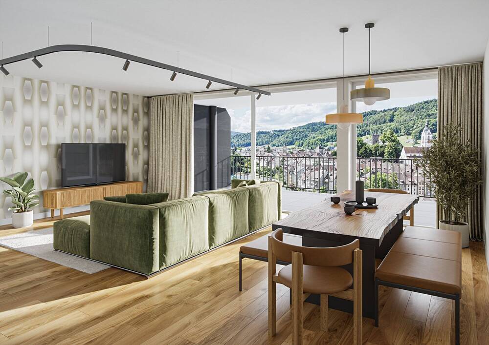 Thumbnail-EXTRAVAGANT ! ° W16 ° 2.5-ZWG ° 2.OG ° Süd-Ost-West SONVIDA - Dreispitz Laufenburg