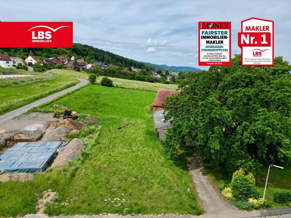 Thumbnail-Wo Wohnen zum Lebensgefühl wird - Exklusives Baugrundstück am Wiehengebirge...