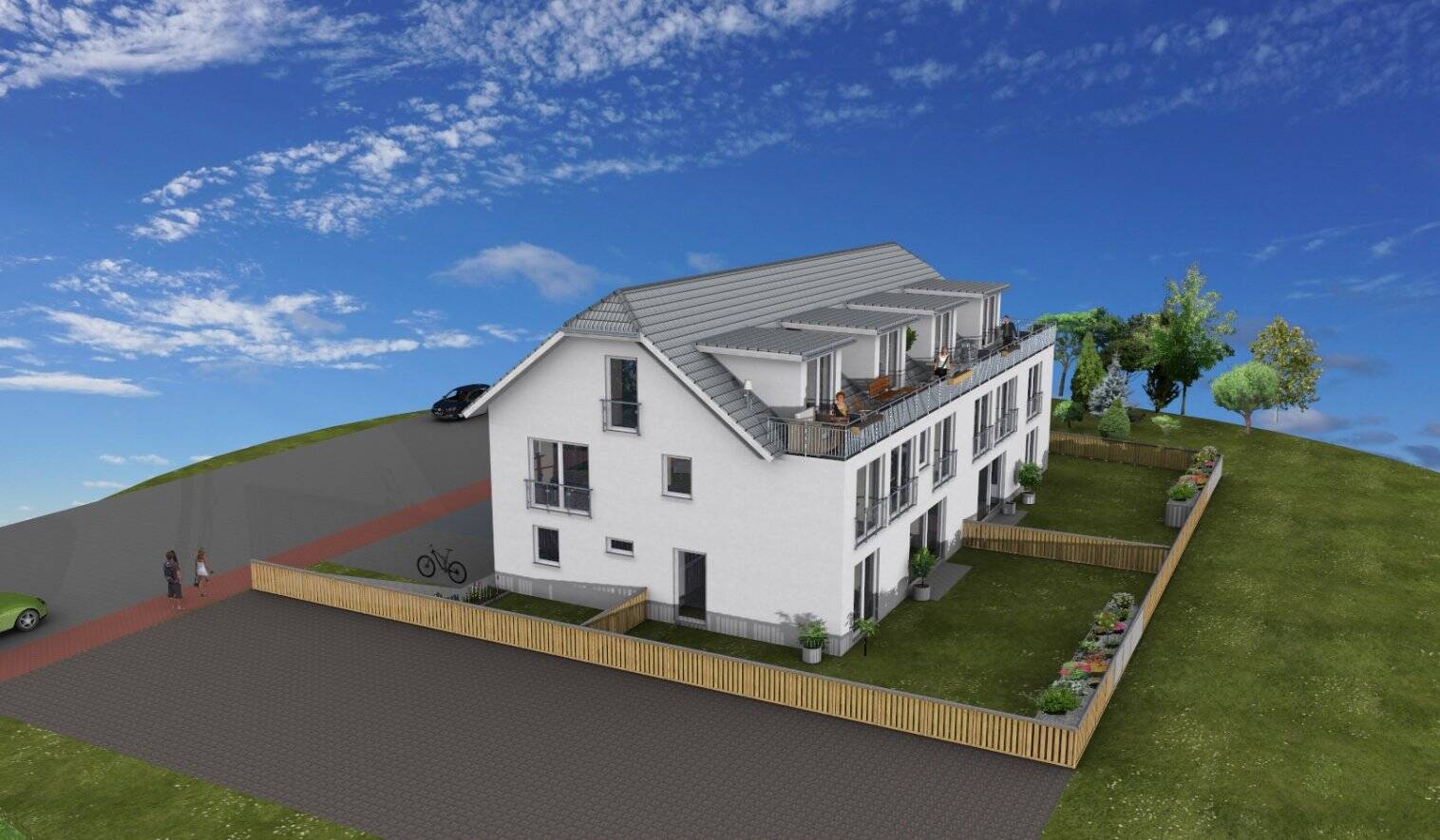 Thumbnail-Neubau 8 - Eigentumswohnungen zentral gelegen WHG 5 - 1 OG