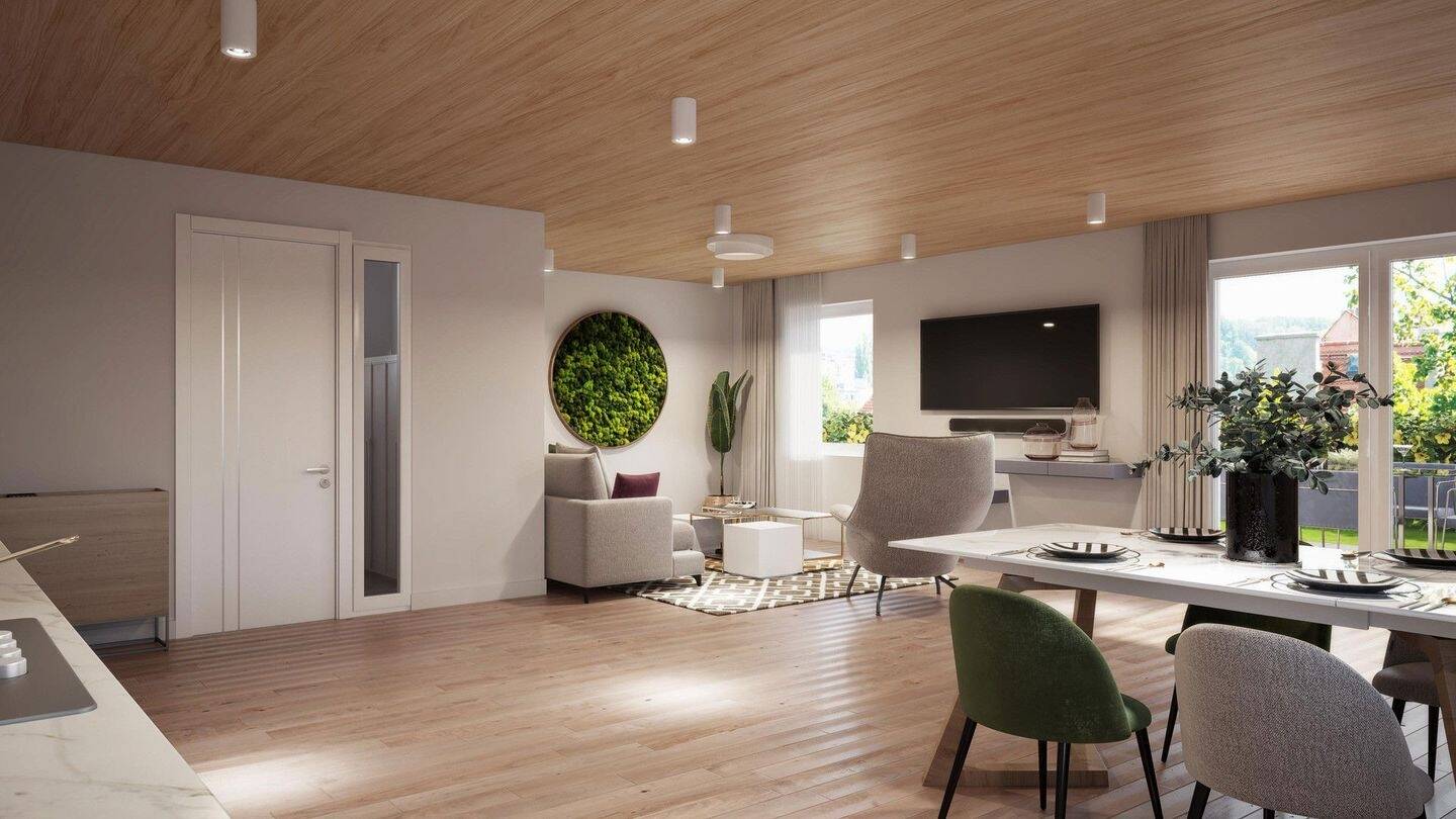 Thumbnail-Citywohnen Murrgärten - Haus 56 - EG - Wohnung 01 mit 160m² Gartenanteil