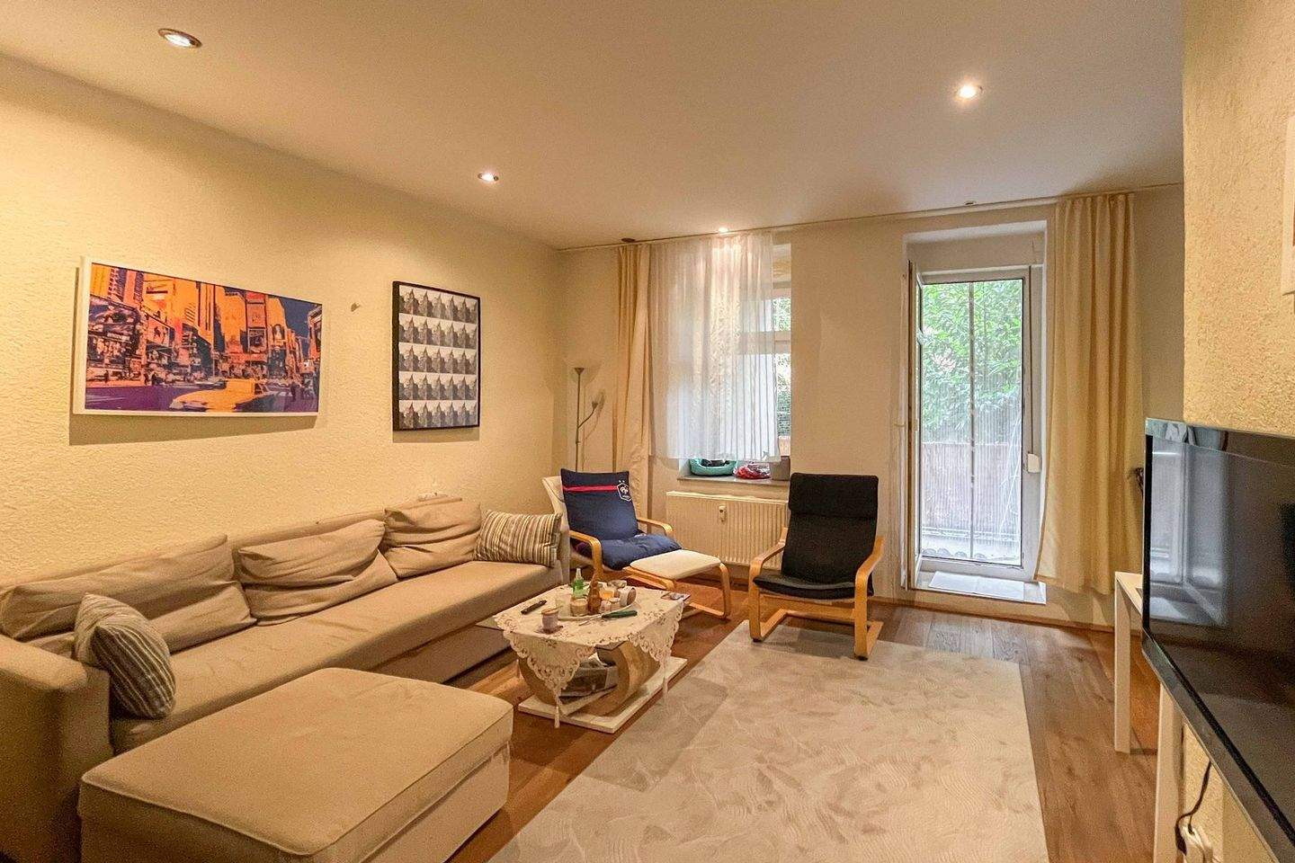 Thumbnail-Attraktive Erdgeschosswohnung in Leipzig - 3-Zimmer-Wohnung mit Balkon in Citynähe