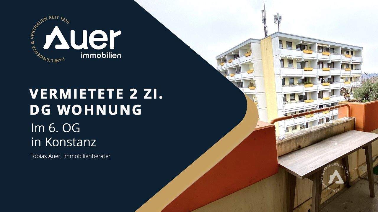 Thumbnail-Hoch hinaus! Vermietete 2 Zi. DG Whg. in Konstanz